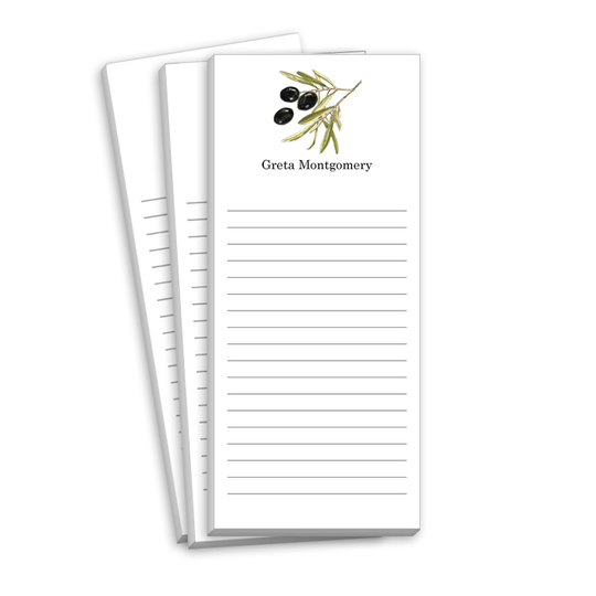 Olive Branch Skinnie Notepads